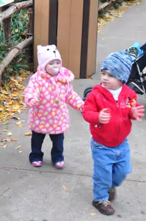 Liesl and Garrett at the Fort Worth Zoo