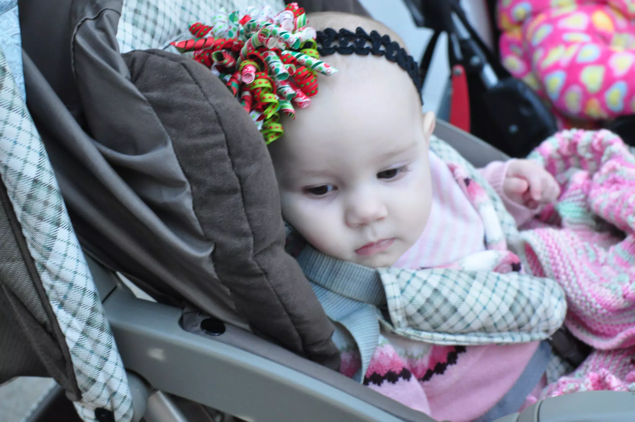 Clara in Stroller