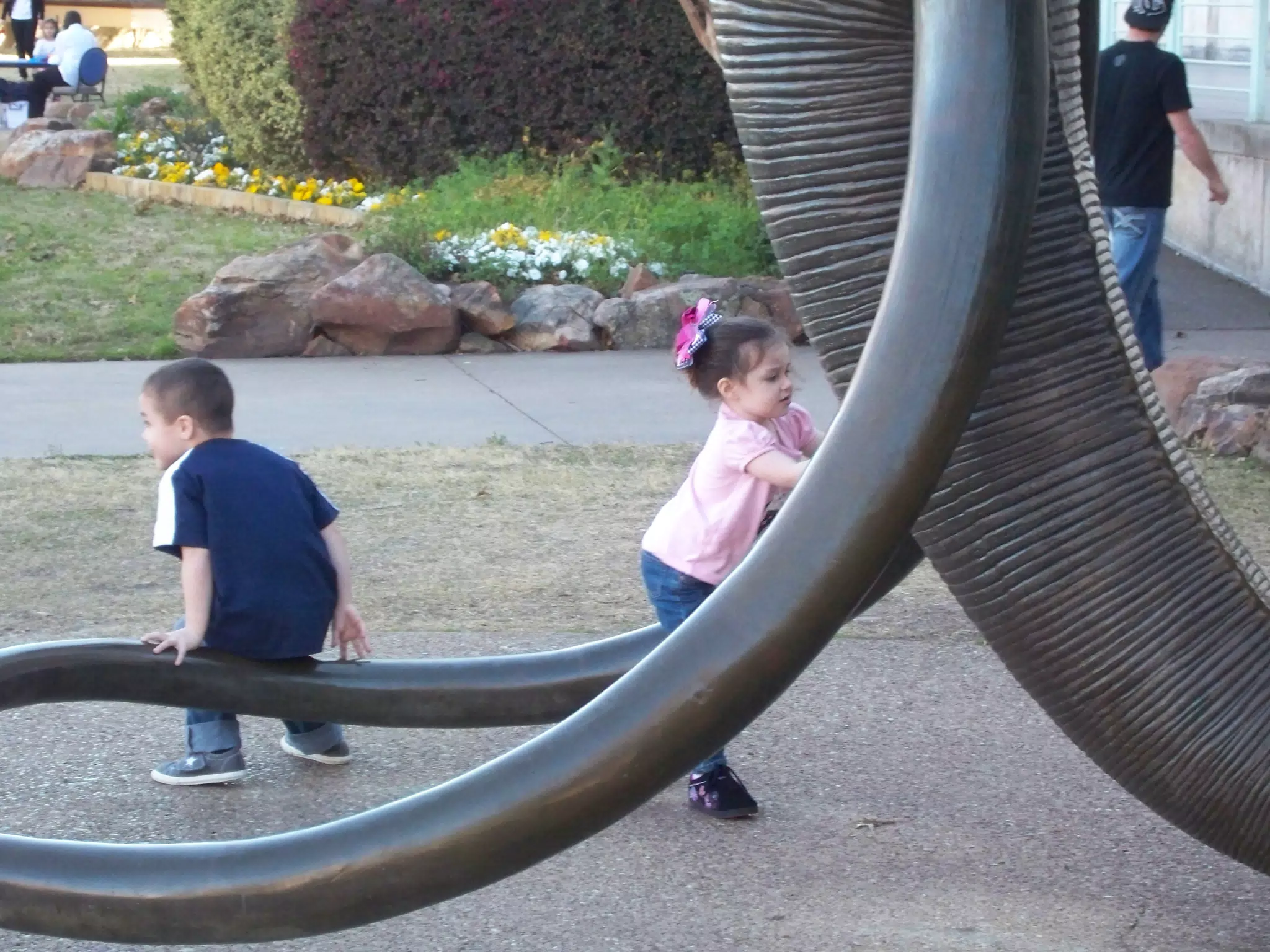Liesl Climbing the Mammoth