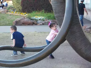 Liesl Climbing the Mammoth