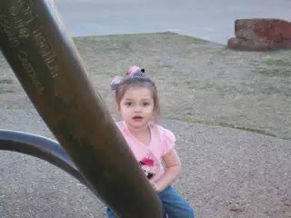 Liesl Climbing the Mammoth