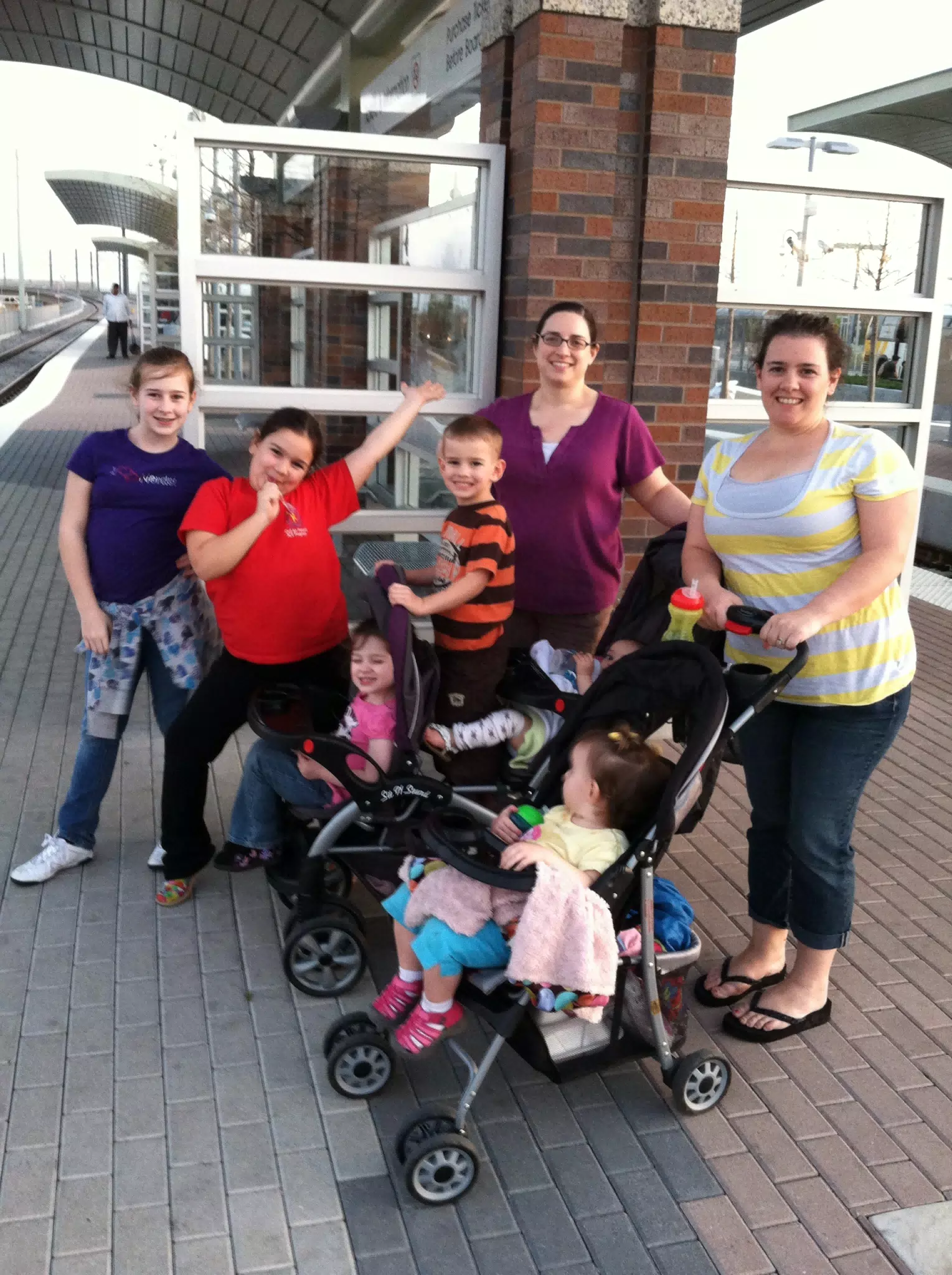 At the Train Station