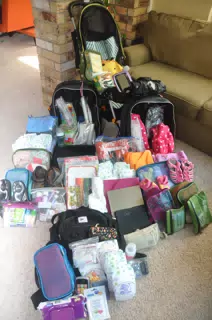 Exploded Luggage for Europe