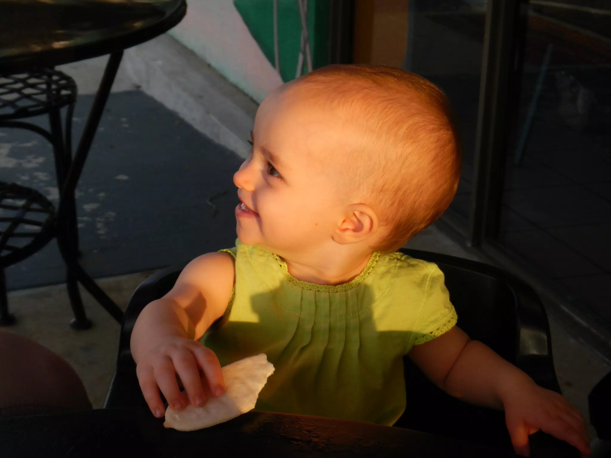 Luciana Smiling in Sunset