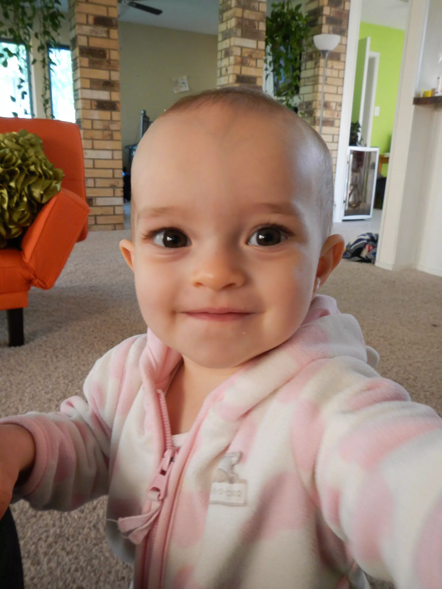 Luciana in the Living Room