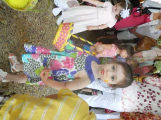 Liesl Standing at Attention