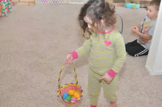 Liesl Showing Off Her Eggs