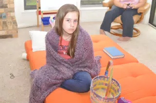 Madeline Waking Up for Easter