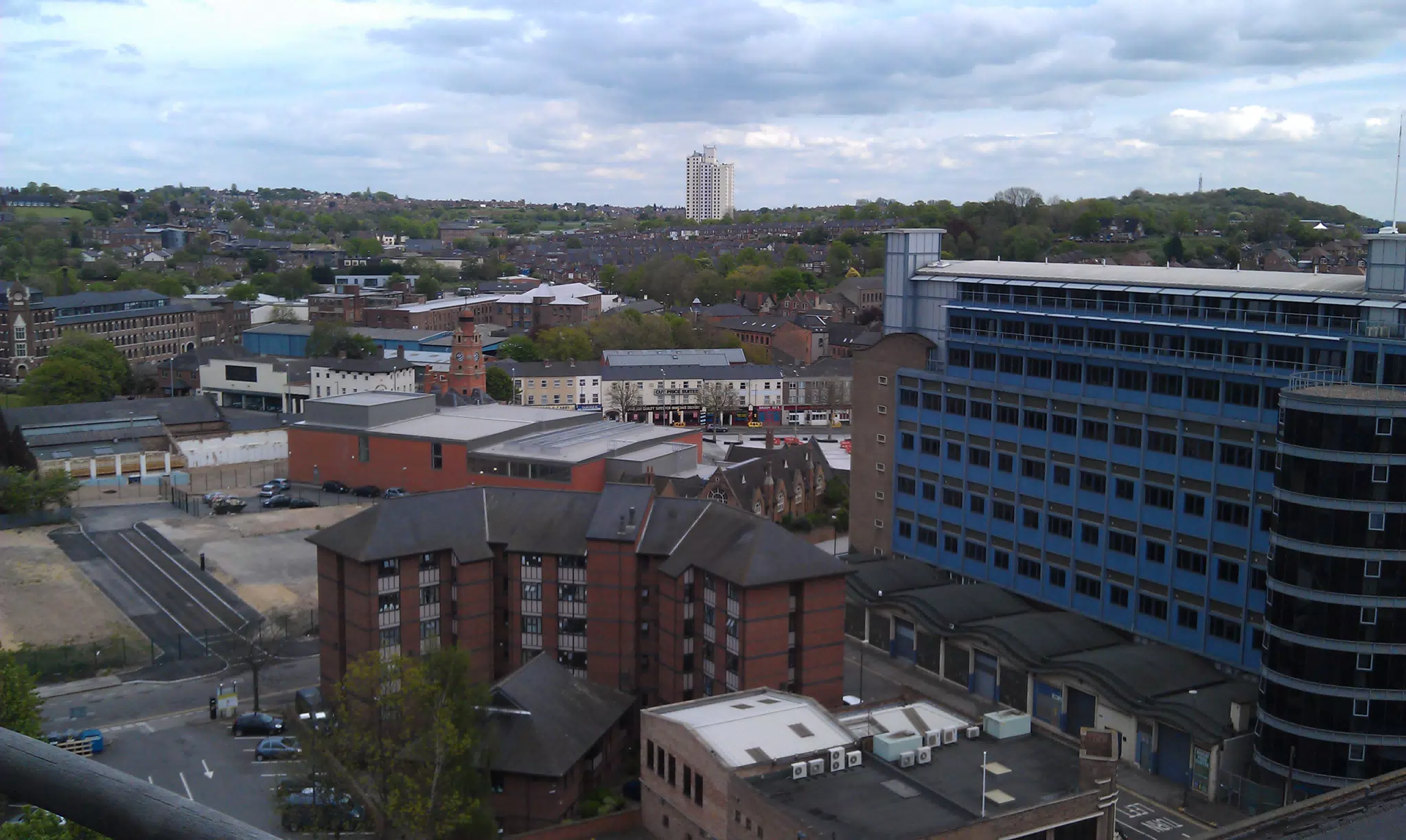View from Nottingham Apartment