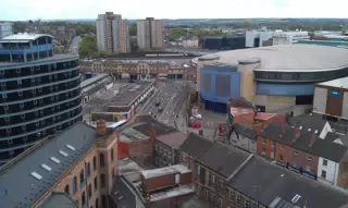 View from Nottingham Apartment