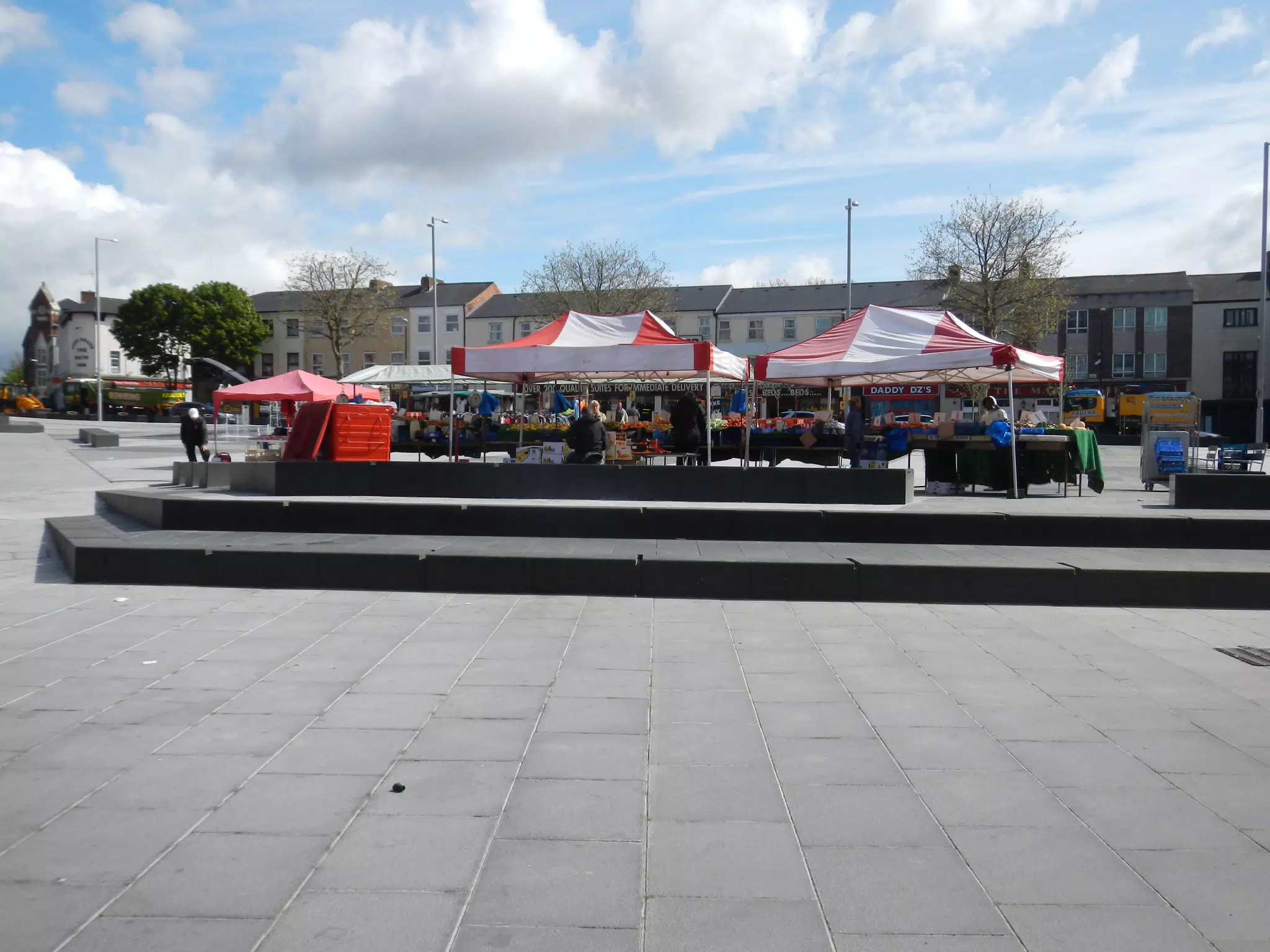 The Open Air Market Near Our Apartment