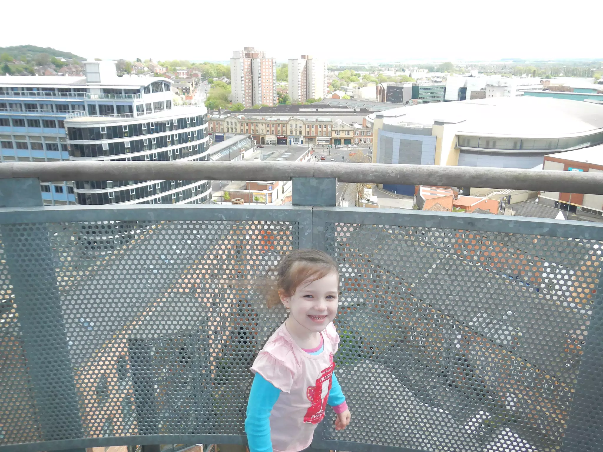 Liesl on the Apartment Balcony