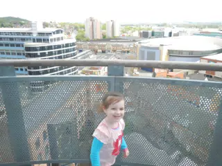 Liesl on the Apartment Balcony