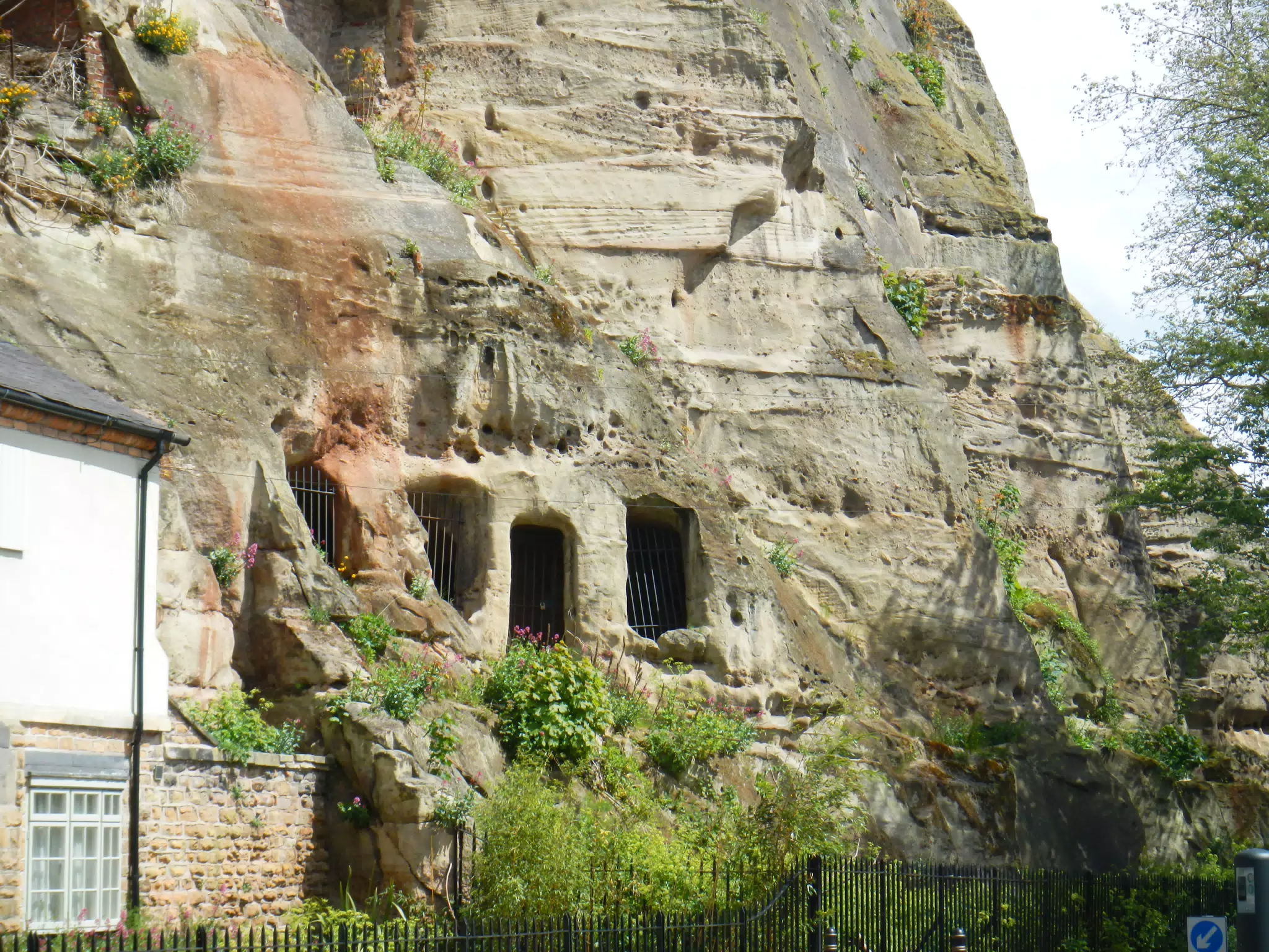 Cave Entrances Under Nottingham Castle