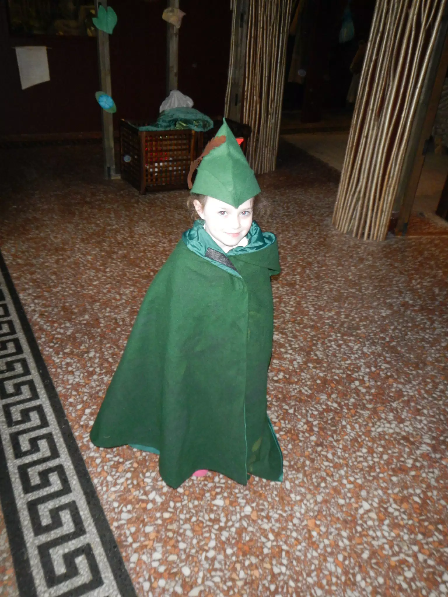 Liesl Playing Robin Hood Dress Up