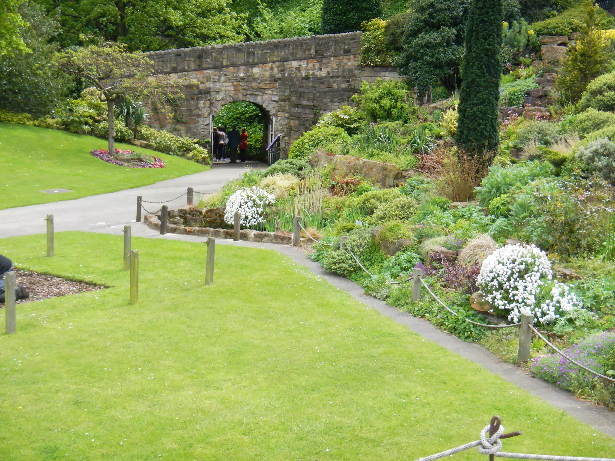 Gardens at Nottingham Castle