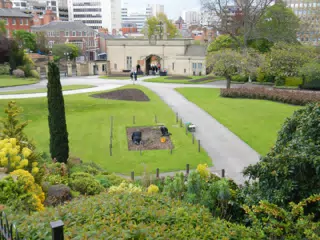 Gardens at Nottingham Castle