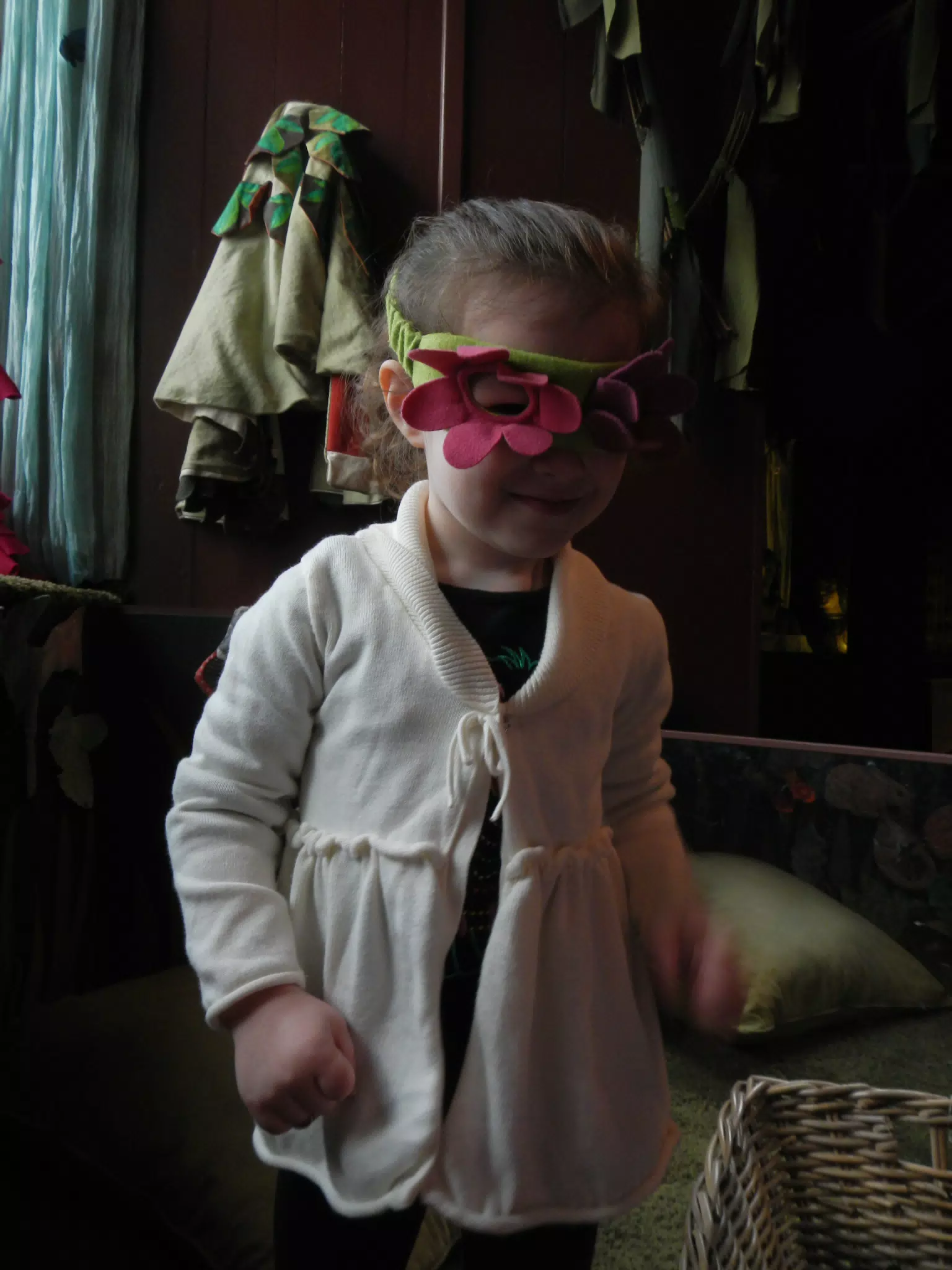 Liesl in the Flower Mask