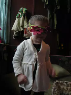Liesl in the Flower Mask