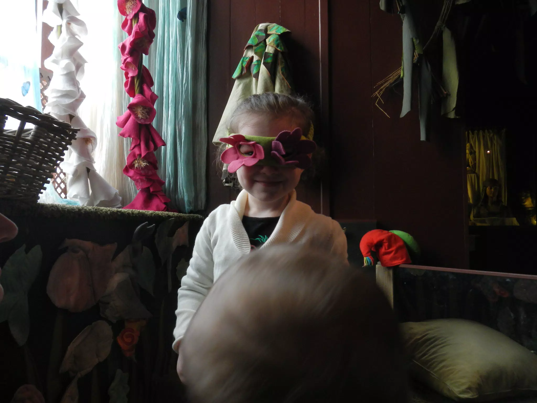 Liesl in the Flower Mask
