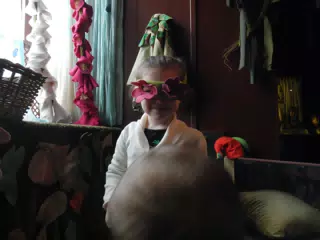 Liesl in the Flower Mask