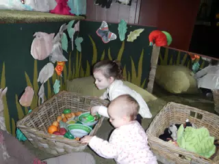 The Girls Picking Out Toys