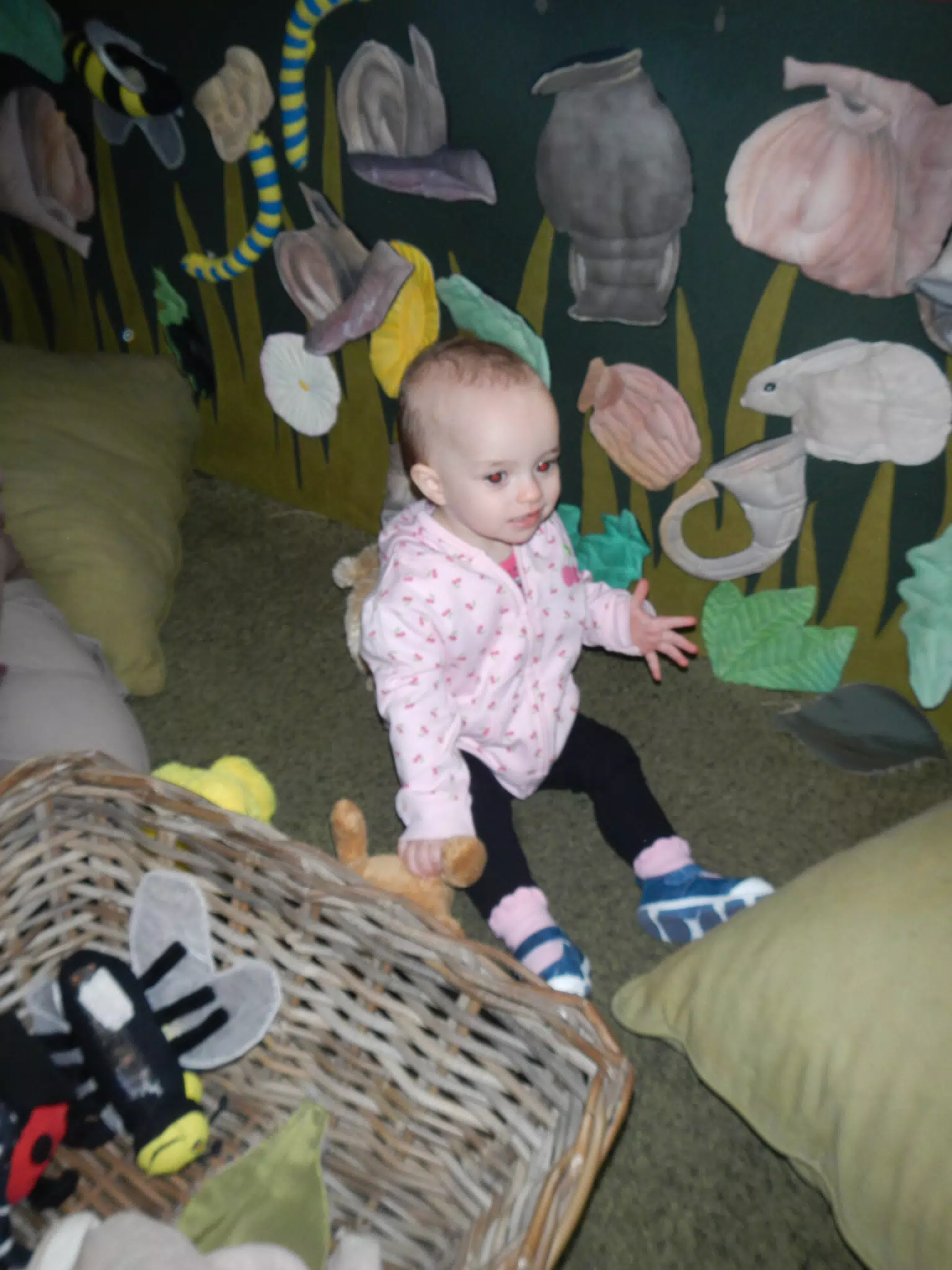 Luciana in the Play Area