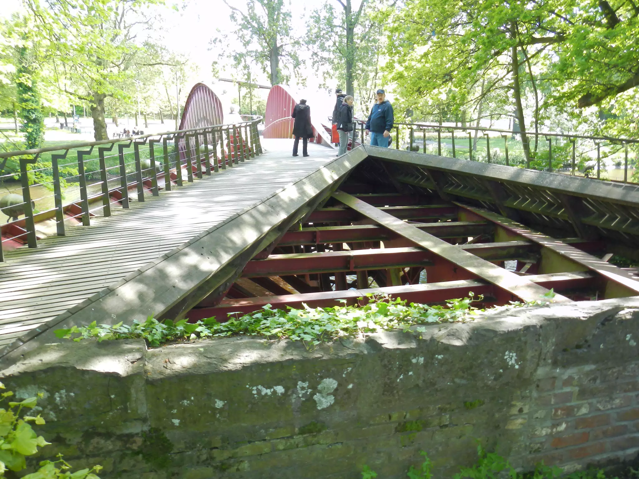 Interesting Split Bridge in Bruges