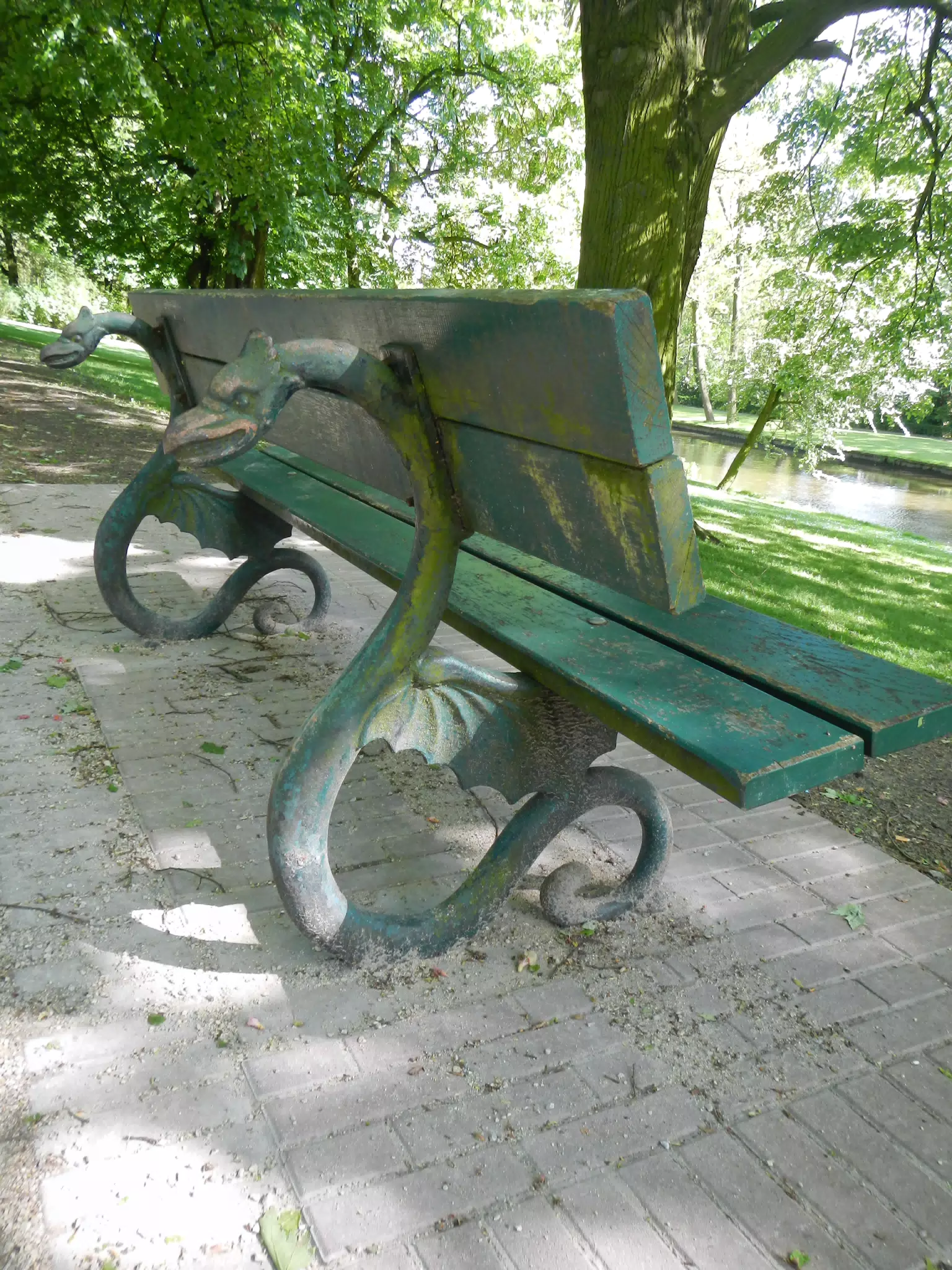 Cool Park Bench in Bruges