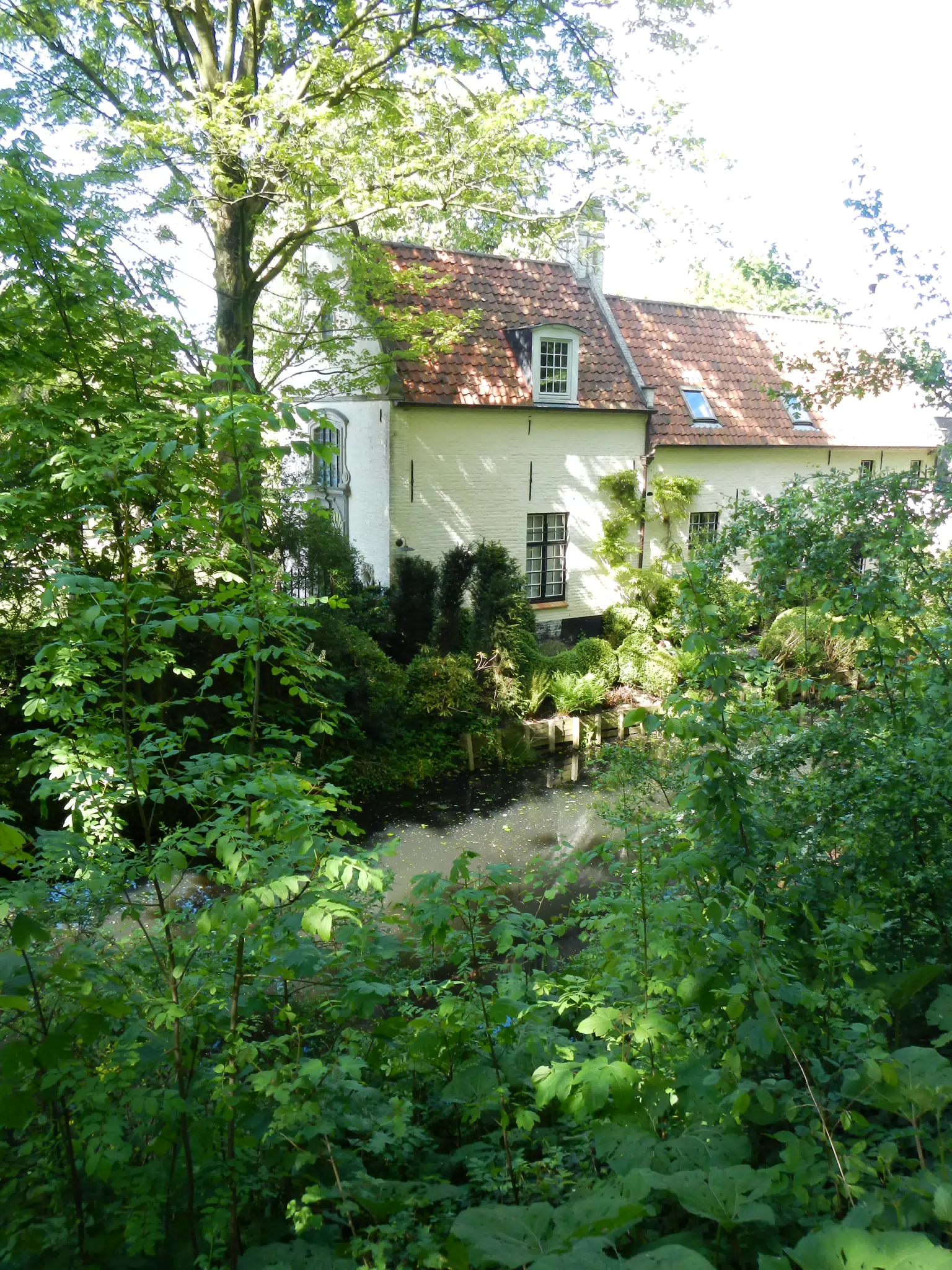 House on Canal in Bruges