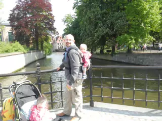 Scott and Luciana in Bruges