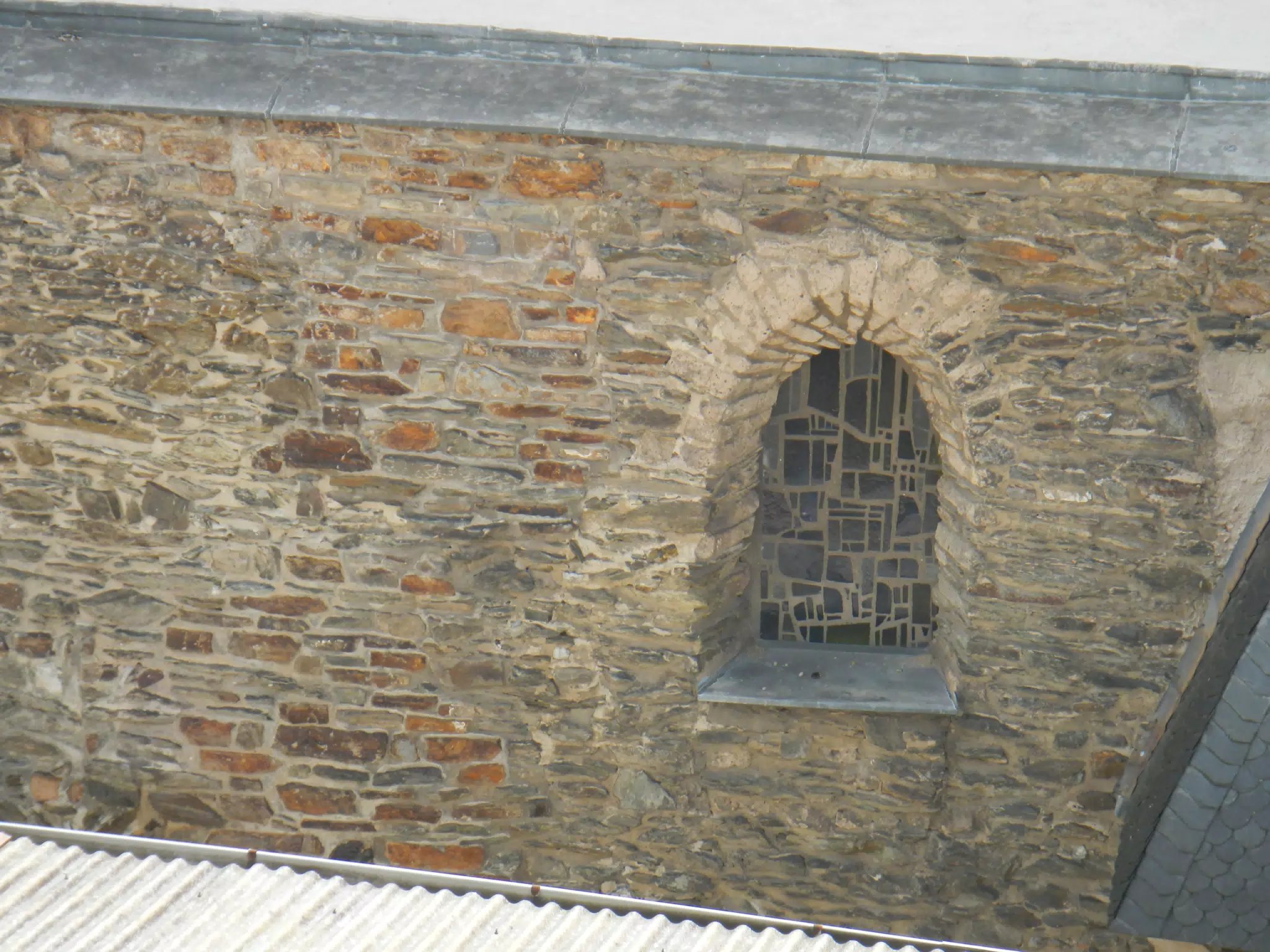 Windows in Roman Wall