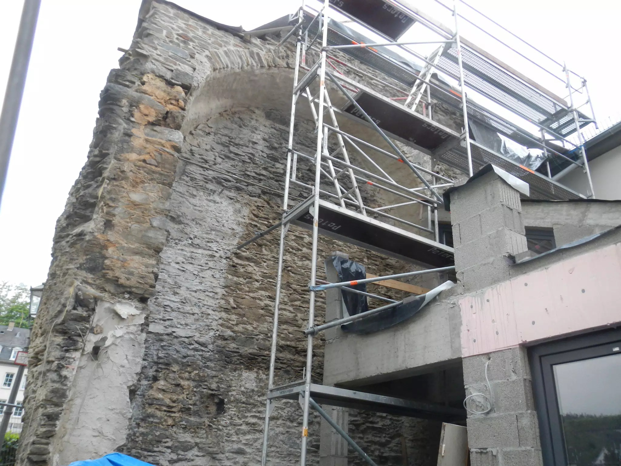 Roman Wall Behind Our Hotel