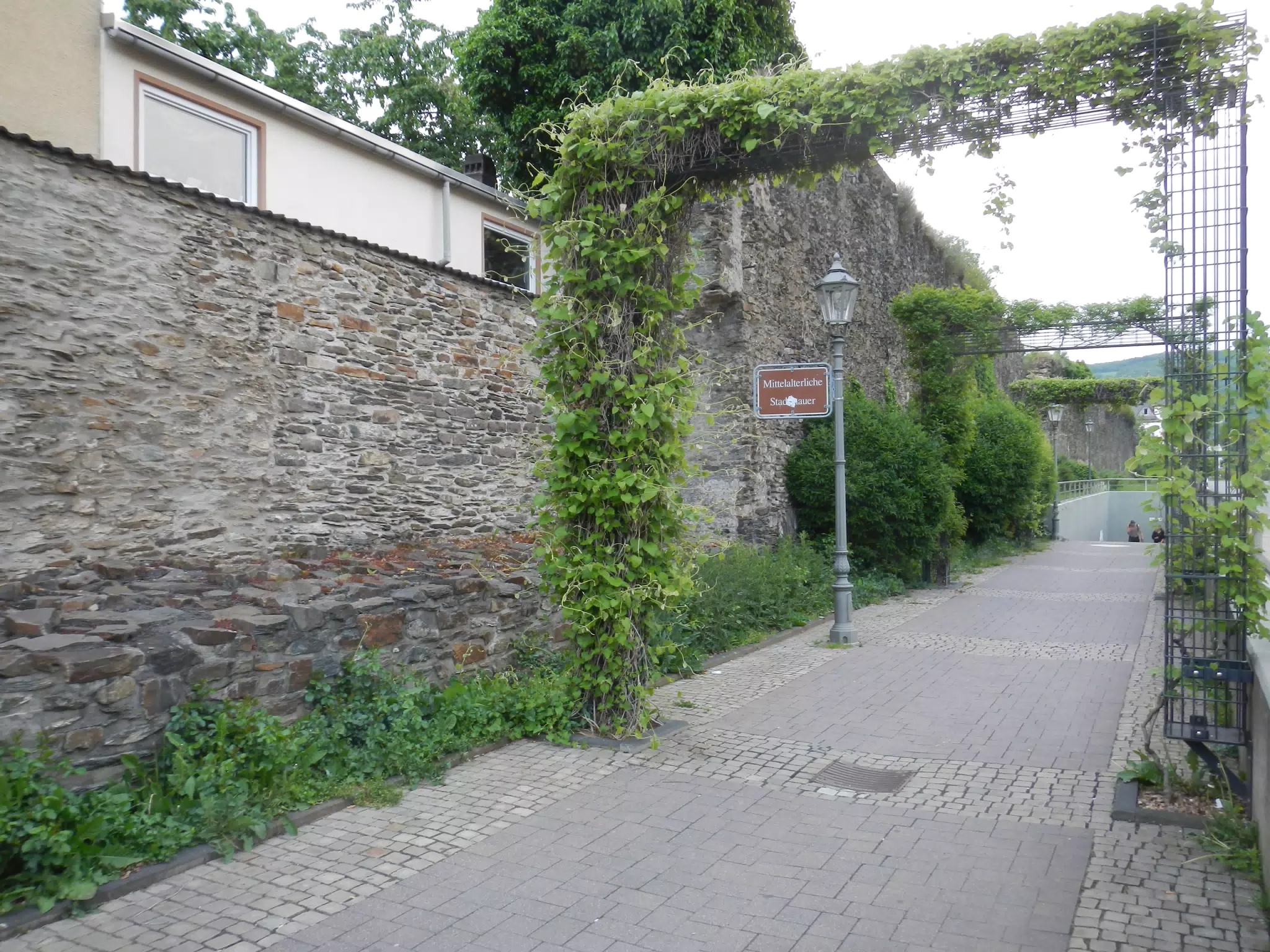 Path to the Boppard Sud Station