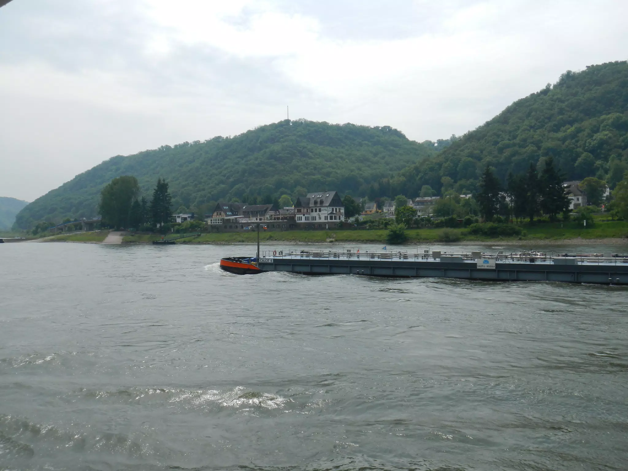 Barge on the Rhine