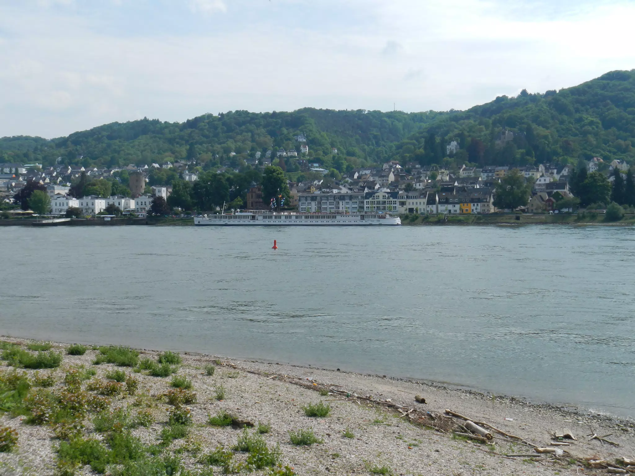 Cruise Ship in Front of Boppard