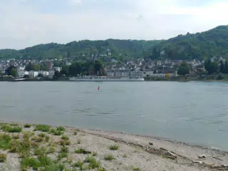 Cruise Ship in Front of Boppard