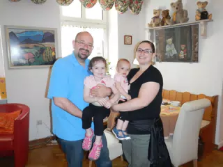 The Miller Family at Hotel Hunsrucker Hof in Boppard, Germany
