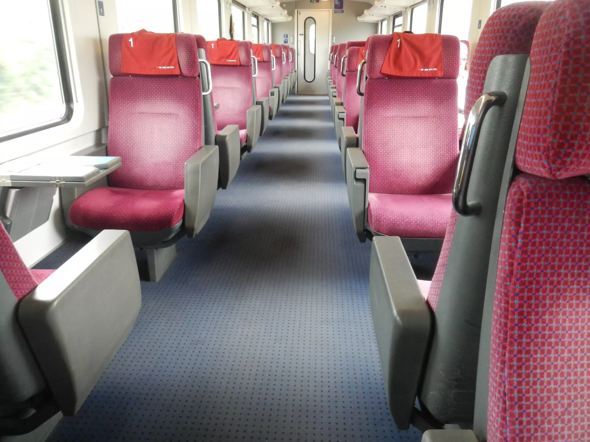 Empty SBB First Class Car