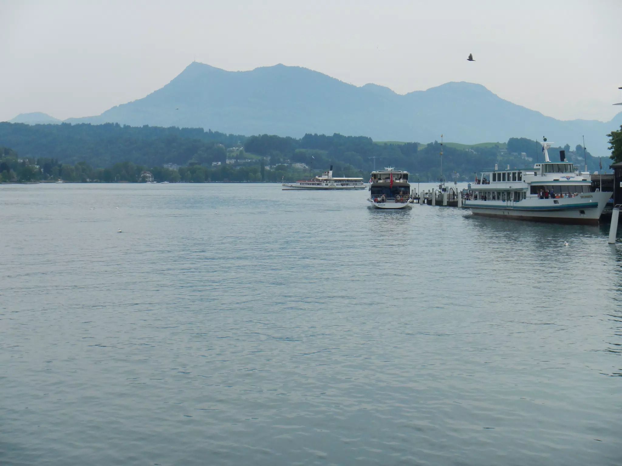 Mountains over Lake Luzern