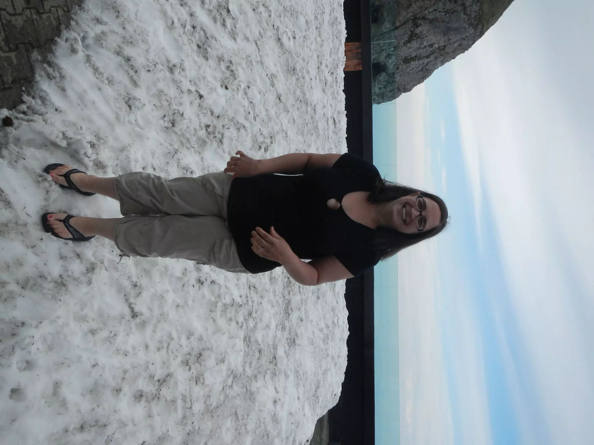 Dominica Poorly Dressed for Snow