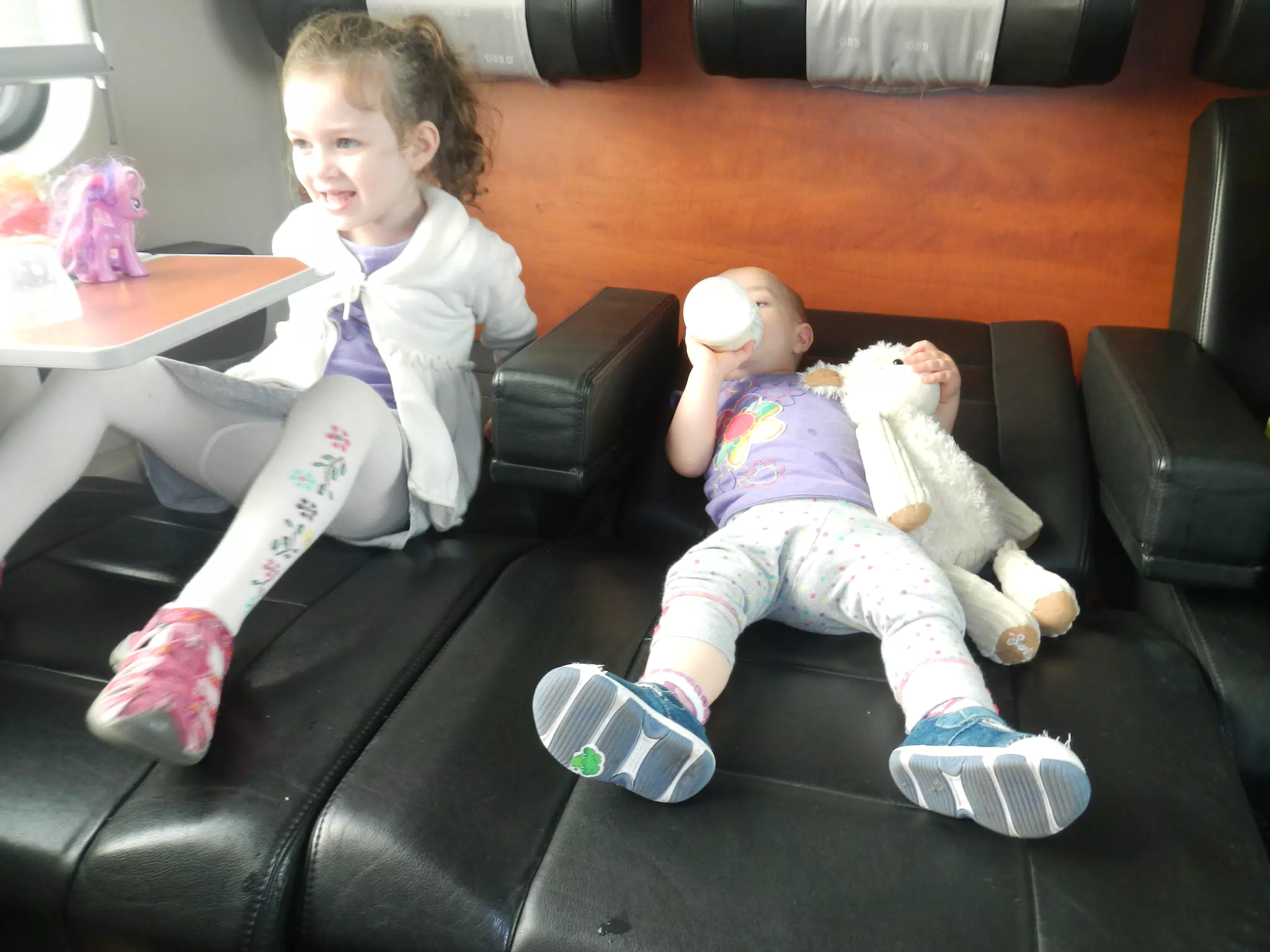 Convertible Seats in the OBB Couchette