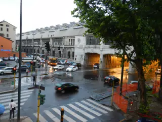 Milano Centrali from Our Hotel Room