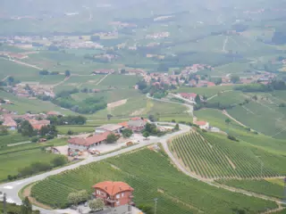 Valley Road Leading to La Morra, Piemonte, Italy