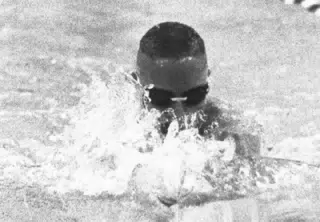 Josh Relyea Breast Stroke in Section V Sectionals 1993