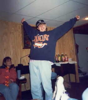 Mary Johnston after York Prom 1994