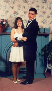 Lindsay Bonadonna and James Simons at York Junior Prom, 1994