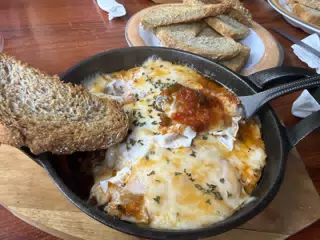 Huevos Cazuela at Dr Coffee