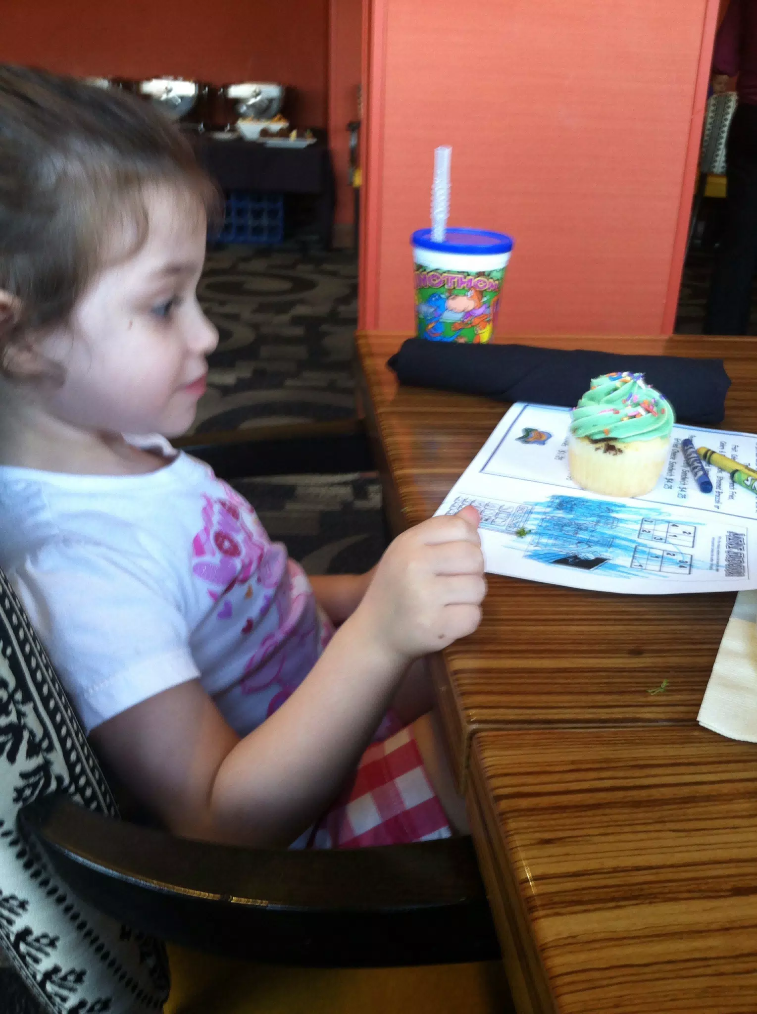 Liesl at Brookhaven with Cupcake