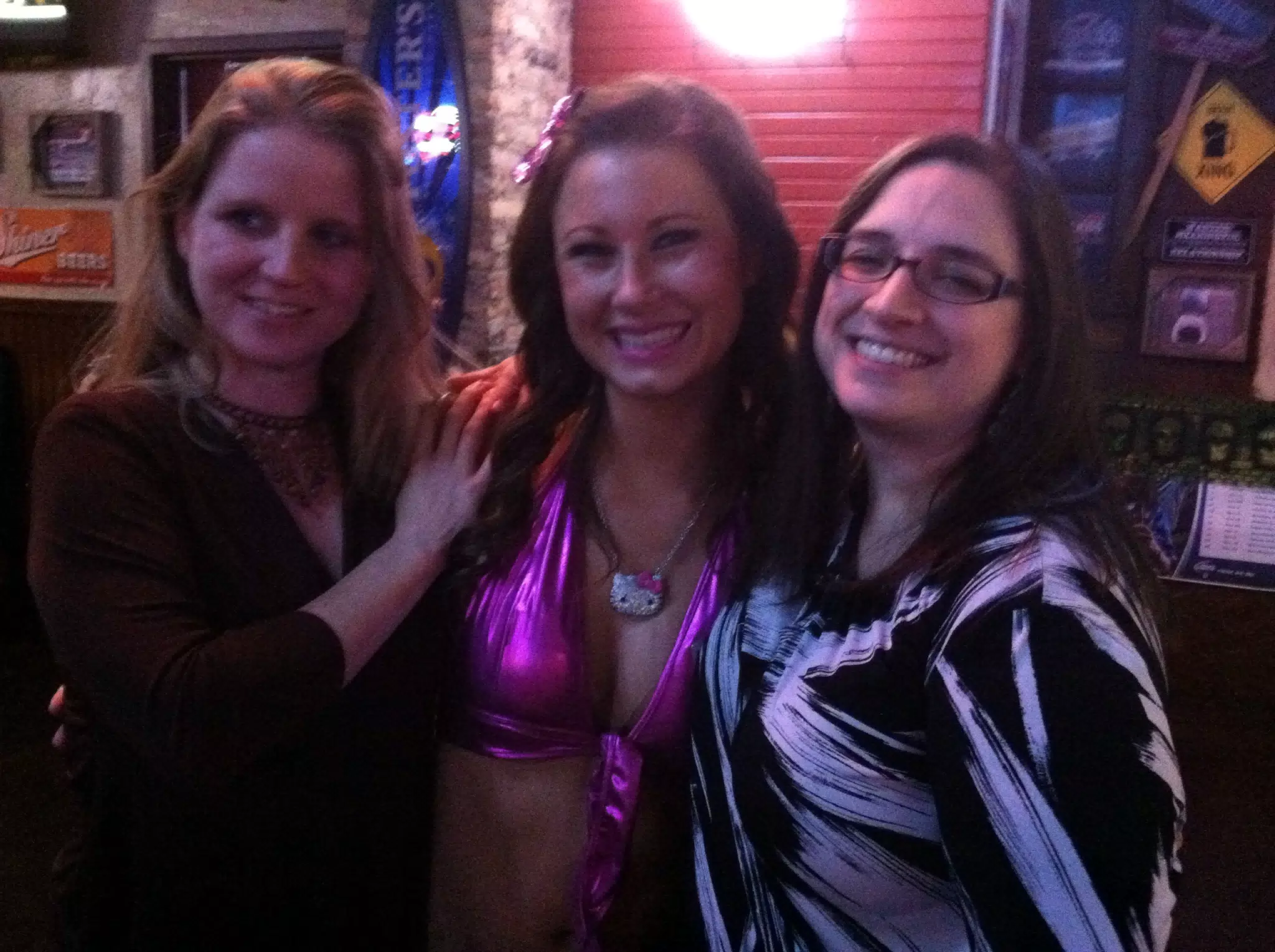 Kim, Aimee and Dominica at Redneck Heaven